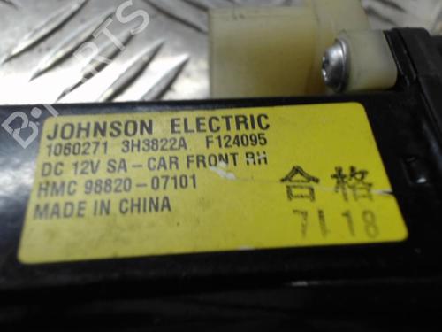 Front right window mechanism KIA PICANTO I (SA) 1.1 | BP24261644C23 