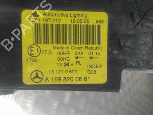 Right headlight MERCEDES-BENZ A-CLASS (W169) A 180 CDI (169.007, 169.307) | BP24261328C29 