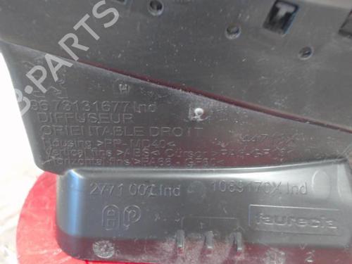 Air vent PEUGEOT 208 I (CA_, CC_) 1.6 HDi | BP24257850I21 