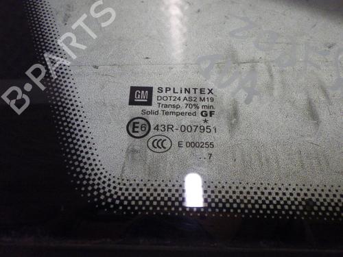 Front right quarter glass OPEL ZAFIRA / ZAFIRA FAMILY B (A05) 1.9 CDTI (M75) | BP24257156C112 
