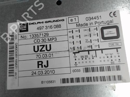 Radio OPEL CORSA D (S07) 1.3 CDTI (L08, L68) | BP24254787E6 - Image 4