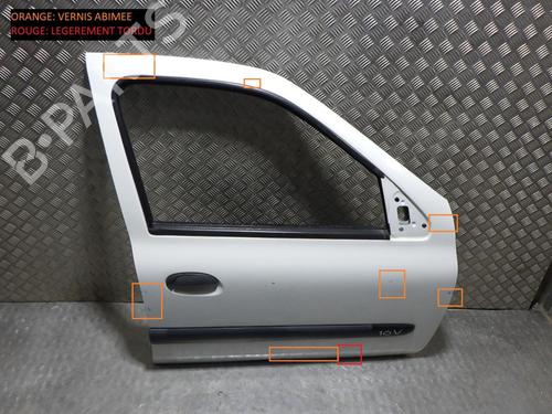 Porta frente direita RENAULT CLIO II (BB_, CB_) 1.2 16V (BB05, BB0W, BB11, BB27, BB2T, BB2U, BB2V, CB05,... | BP24254765C3  - Image 8