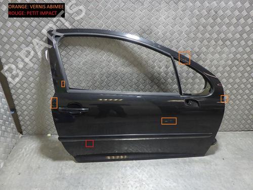 Used Right front door PEUGEOT 207 (WA_, WC_) 1.6 HDi (90 hp) 24260990