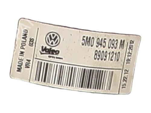 Left tailgate light VW GOLF PLUS V (5M1, 521) 1.6 TDI | BP26296383C79 