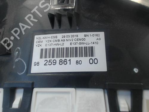 Instrument cluster PEUGEOT 208 I (CA_, CC_) 1.2 VTi 68 / PureTech 68 | BP24261038C47 