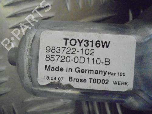 Used Front left window mechanism Front left window mechanism TOYOTA YARIS (_P9_) 1.4 D-4D (NLP90_, NLP90R) (90 hp) 24256126 24256126