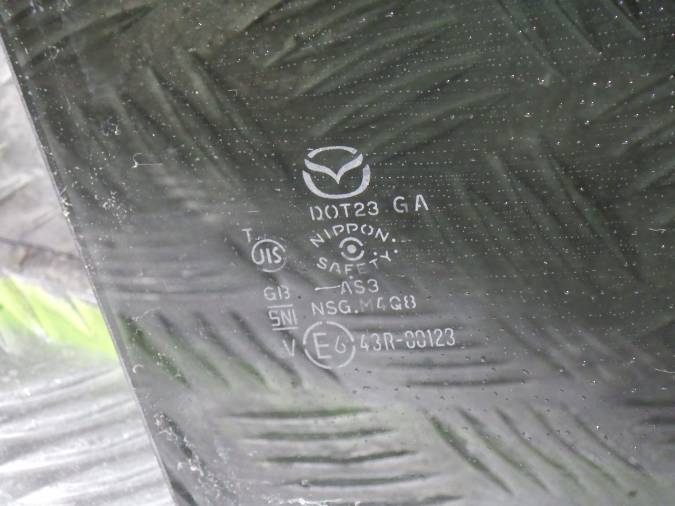 Rear right door window MAZDA CX-5 (KF) 2.2 D 24438137 | B-Parts
