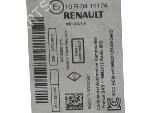 Radio RENAULT KANGOO / GRAND KANGOO II (KW0/1_) 1.2 TCe 115 (KW02, KW14) | BP30205100E6 