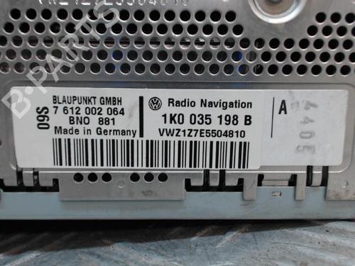 Used Radio Radio VW PASSAT B6 (3C2) 2.0 TFSI (200 hp) 24279265 24279265