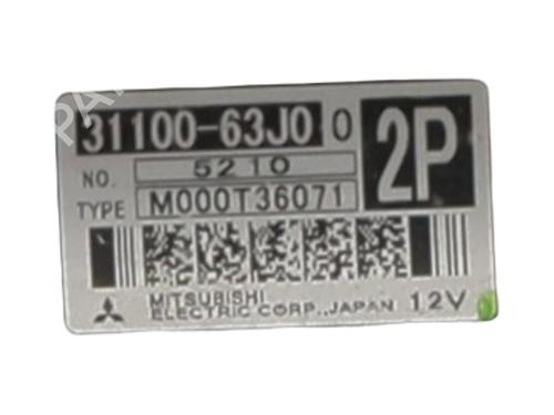 Starter SUZUKI JIMNY Closed Off-Road Vehicle (SN) 1.3 4WD (SN413) | BP28045427M8 