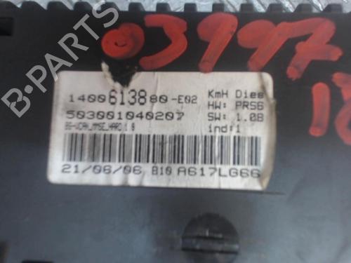 Instrument cluster PEUGEOT 807 (EB_) 2.2 HDi | BP24278166C47 