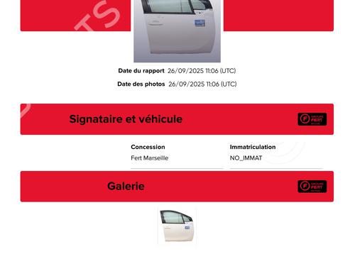 Right front door PEUGEOT 208 I (CA_, CC_) 1.6 HDi / BlueHDi 75 | BP29207270C3