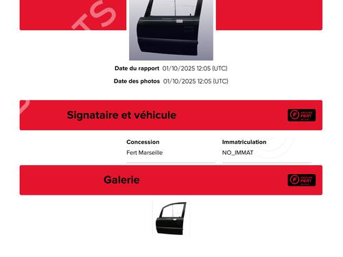 Left front door OPEL ZAFIRA A MPV (T98) 2.0 DTI 16V (F75) | BP29315920C2 