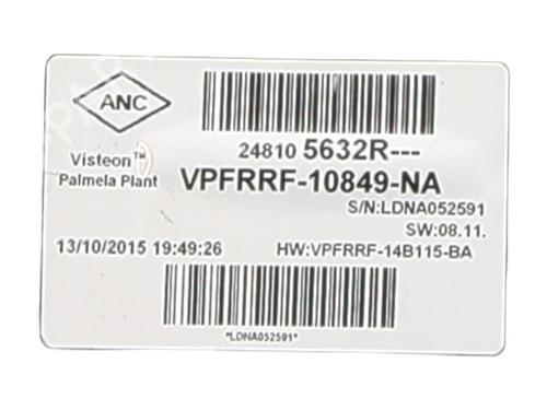 Instrument cluster RENAULT CAPTUR I (J5_, H5_) 1.5 dCi 90 (J5N4, J5M5, J5MW, J5M6, J5AL, J5AJ) | BP30300228C47