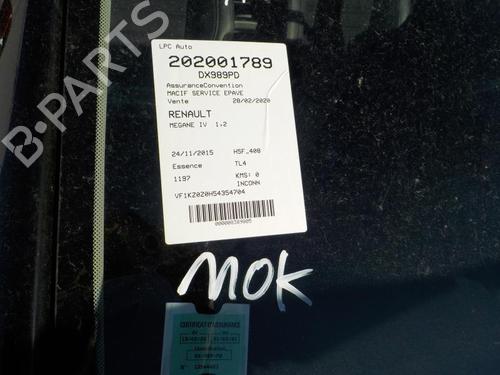 Used Parts RENAULT MEGANE III Grandtour (KZ0/1) 1.2 TCe (KZ2B, KZ11) (116 hp) 2370587