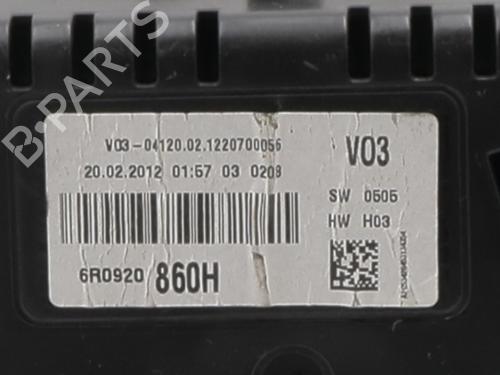 Instrument cluster VW POLO V (6R1, 6C1) 1.4 (6R1) | BP25482789C47 