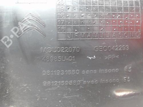 Used Wheel arch CITROËN C3 / C3 ORIGIN III (SX) 1.2 PureTech 82 (83 hp) 24268366