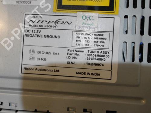 Radio SUZUKI ALTO VII (GF, HA25_, HA35_) 1.0 (AMF310, GFC31S) | BP24273714E6 