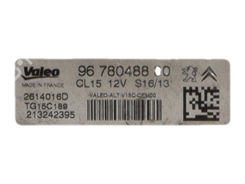 Alternator PEUGEOT PARTNER Tepee 1.6 HDi 90 | BP39386785M7 - Image 2