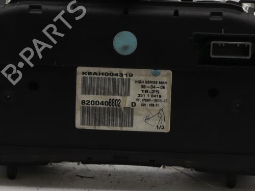 Instrument cluster RENAULT MEGANE II Coupé-Cabriolet (EM0/1_) 1.9 dCi | BP30203223C47 