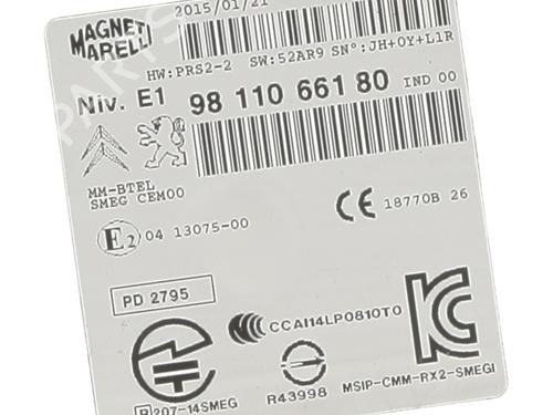 Radio PEUGEOT 208 I (CA_, CC_) 1.2 VTI 82 | BP26966732E6 