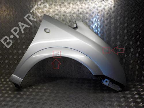 Right front fenders OPEL MERIVA A MPV (X03) 1.3 CDTI (E75) | BP24280372C42 
