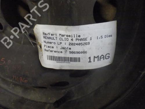 Used Rim RENAULT CLIO IV (BH_) 0.9 TCe 90 (BHNF, BHMA, BHMH, BHJK, BHJR) (90 hp) 24267613