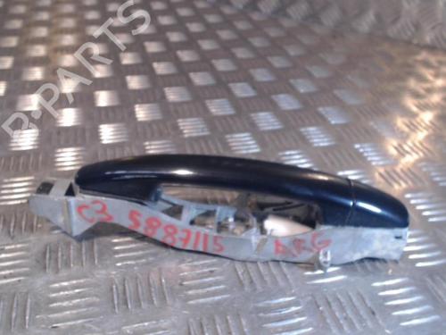 Used Rear left exterior door handle CITROËN C3 II (SC_) 1.0 VTi 68 (68 hp) 24284639