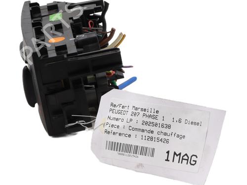 Climate control PEUGEOT 207 (WA_, WC_) 1.6 HDi | BP29340148I5 