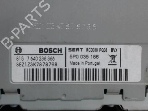 Radio SEAT LEON (1P1) 1.6 TDI | BP24283166E6 