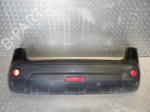 Used Rear bumper NISSAN QASHQAI / QASHQAI +2 I (J10, NJ10, JJ10E) 1.5 dCi (106 hp) 24279430