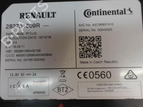 Used Control unit Control unit RENAULT SCÉNIC IV (J9_) 1.5 dCi 110 (110 hp) 24283055 24283055