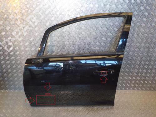 Used Left front door OPEL CORSA D (S07) 1.3 CDTI (L08, L68) (75 hp) 24280625