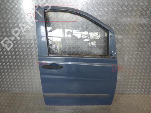 Used Right front door MERCEDES-BENZ VITO / MIXTO Van (W639) 115 CDI (639.601, 639.603, 639.605) (150 hp) 24279322
