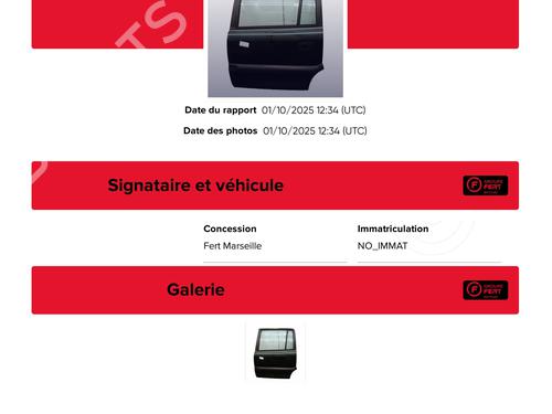 Left rear door OPEL ZAFIRA A MPV (T98) 2.0 DTI 16V (F75) | BP29315918C4 