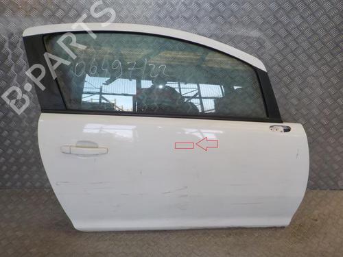 Used Right front door OPEL CORSA D (S07) 1.3 CDTI (L08, L68) (75 hp) 24276759