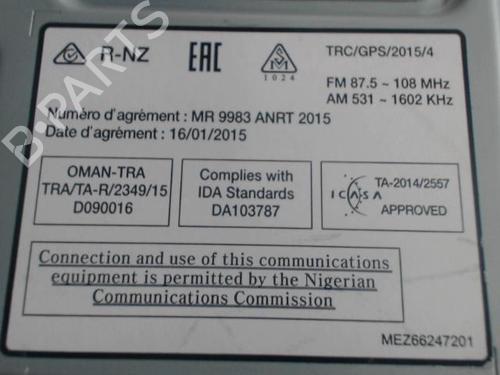 Bilradio RENAULT MEGANE IV Hatchback (B9A/M/N_) 1.5 dCi 110 (B9A3) | BP24279155E6 