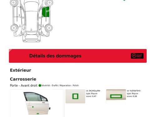 Right front door CITROËN C4 II (NC_) 1.6 VTi 120 (NC5FS0, NC5FS9) | BP28601396C3 