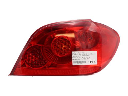 Used Right taillight PEUGEOT 307 (3A/C) 1.6 HDi (90 hp) 30753141