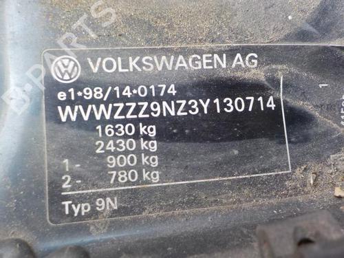 Right taillight VW POLO (9N_, 9A_) 1.9 SDI | BP24280808C35 