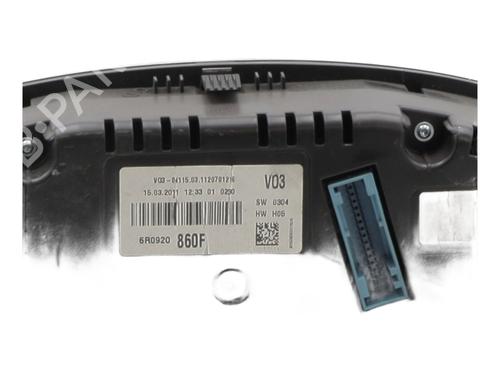 Instrument cluster VW POLO V (6R1, 6C1) 1.2 | BP28116829C47 