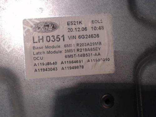 Front left window mechanism FORD FOCUS C-MAX (DM2) 2.0 TDCi | BP24278366C22 