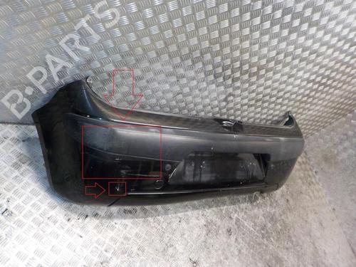 Rear bumper PEUGEOT 1007 (KM_) 1.4 HDi | BP24282126C8