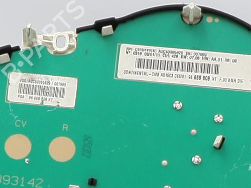 Instrument cluster CITROËN DS3 (SA_) 1.6 HDi 110 | BP31645099C47 