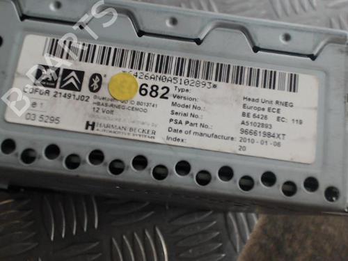 Radio PEUGEOT 3008 I MPV (0U_) 2.0 HDi 150 / BlueHDi 150 | BP24264987E6 