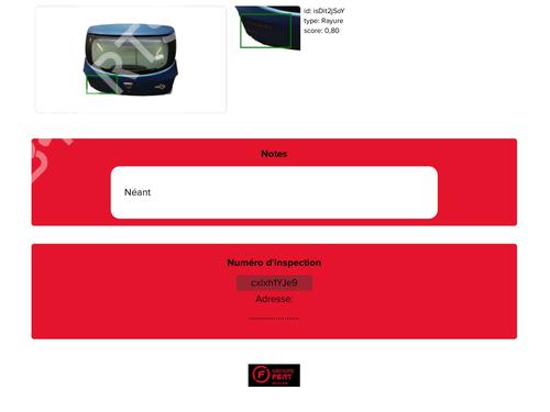 Used Tailgate Tailgate DACIA SANDERO II 1.5 dCi (90 hp) 29315899 29315899