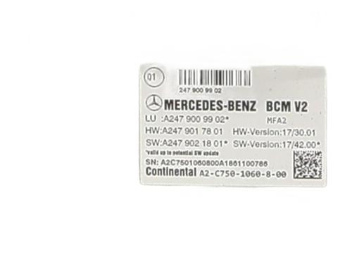 Used Fuse box Fuse box MERCEDES-BENZ A-CLASS (W177) A 180 d (177.003) (116 hp) 32993455 32993455