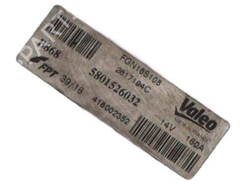 Alternator FIAT DUCATO Van (250_) 140 Natural Power | BP30967729M7 