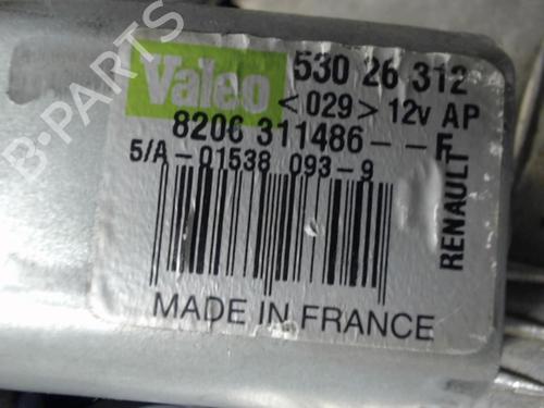 Viskermotor bakrute RENAULT TWINGO II (CN0_) 1.2 16V (CN0K, CN0V, CN0A) (76 hp) 24268953