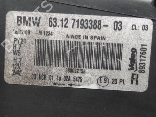 Used Right headlight BMW 1 (E87) 118 d (143 hp) 24275799